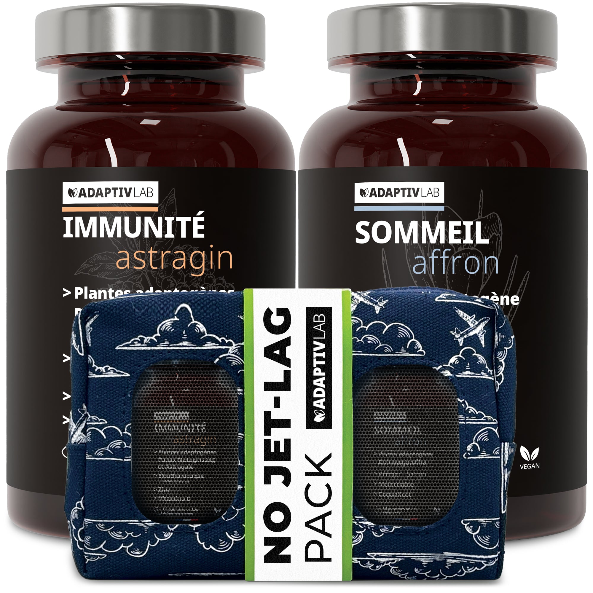 NO JET-LAG Duo: IMMUNITÉ Astragin® + SOMMEIL Affron®