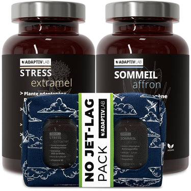 NO JET-LAG Duo: SOMMEIL Affron® + STRESS Extramel®