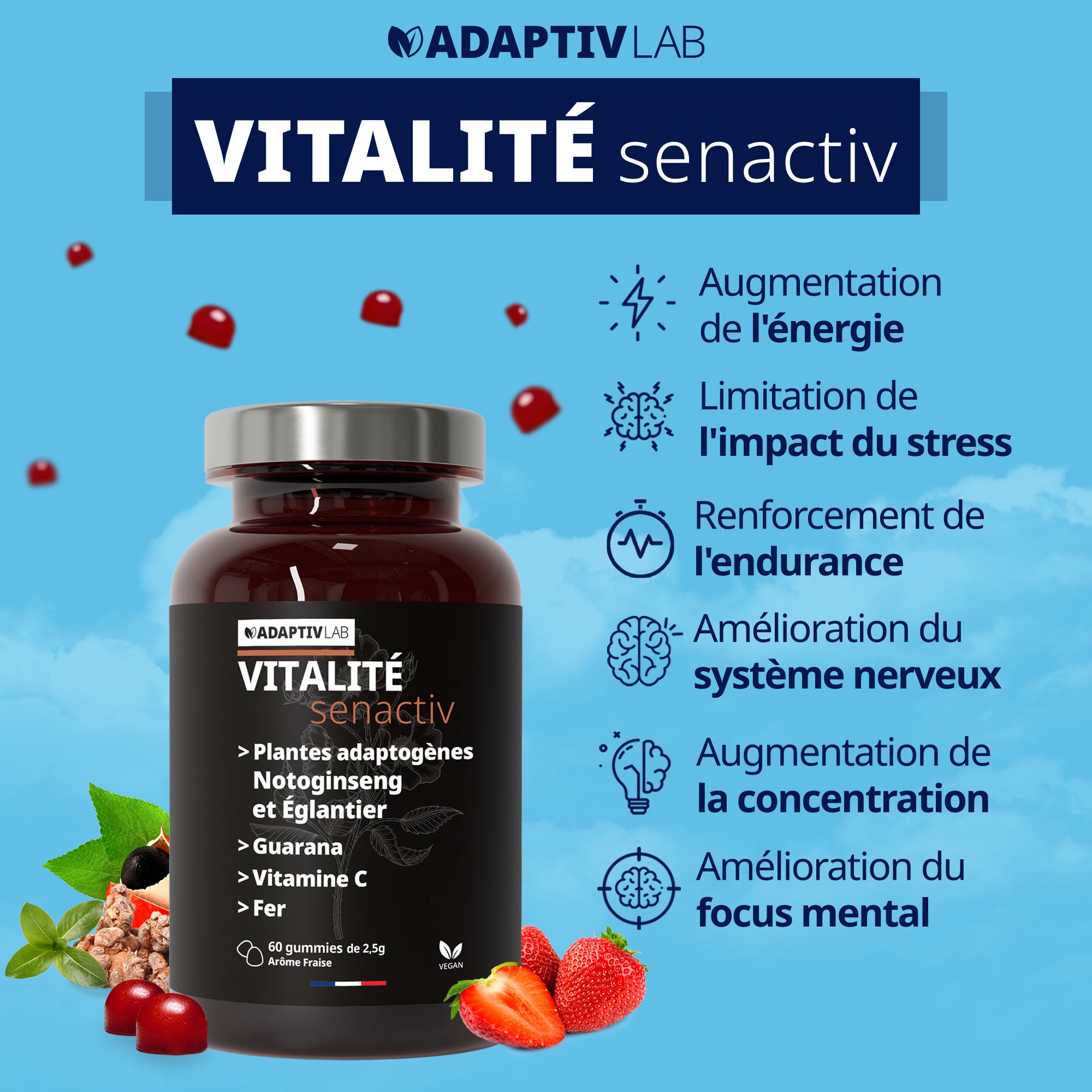 NO JET-LAG Duo: SOMMEIL Affron® + VITALITÉ Senactiv®
