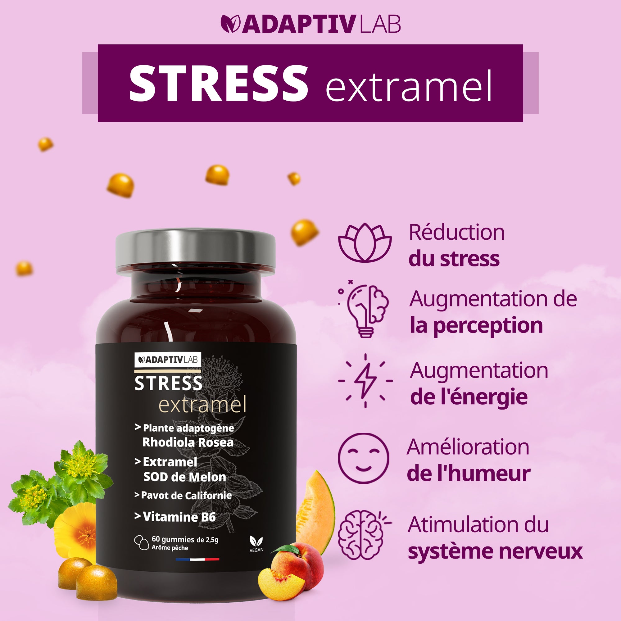 NO JET-LAG Duo: SOMMEIL Affron® + STRESS Extramel®