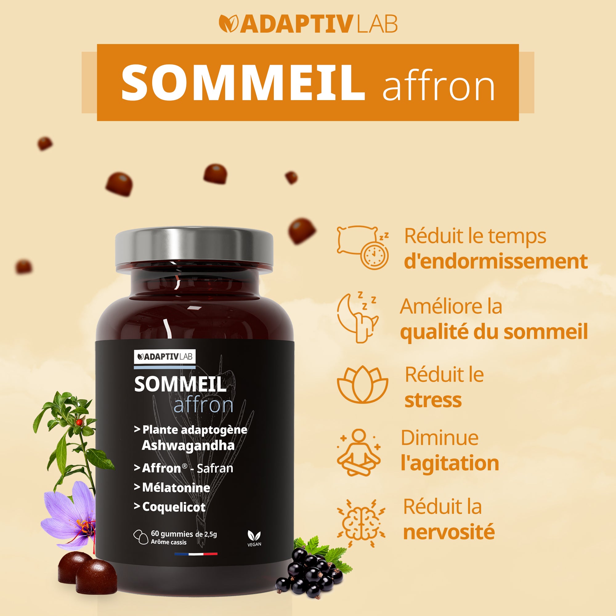 NO JET-LAG Duo: IMMUNITÉ Astragin® + SOMMEIL Affron®
