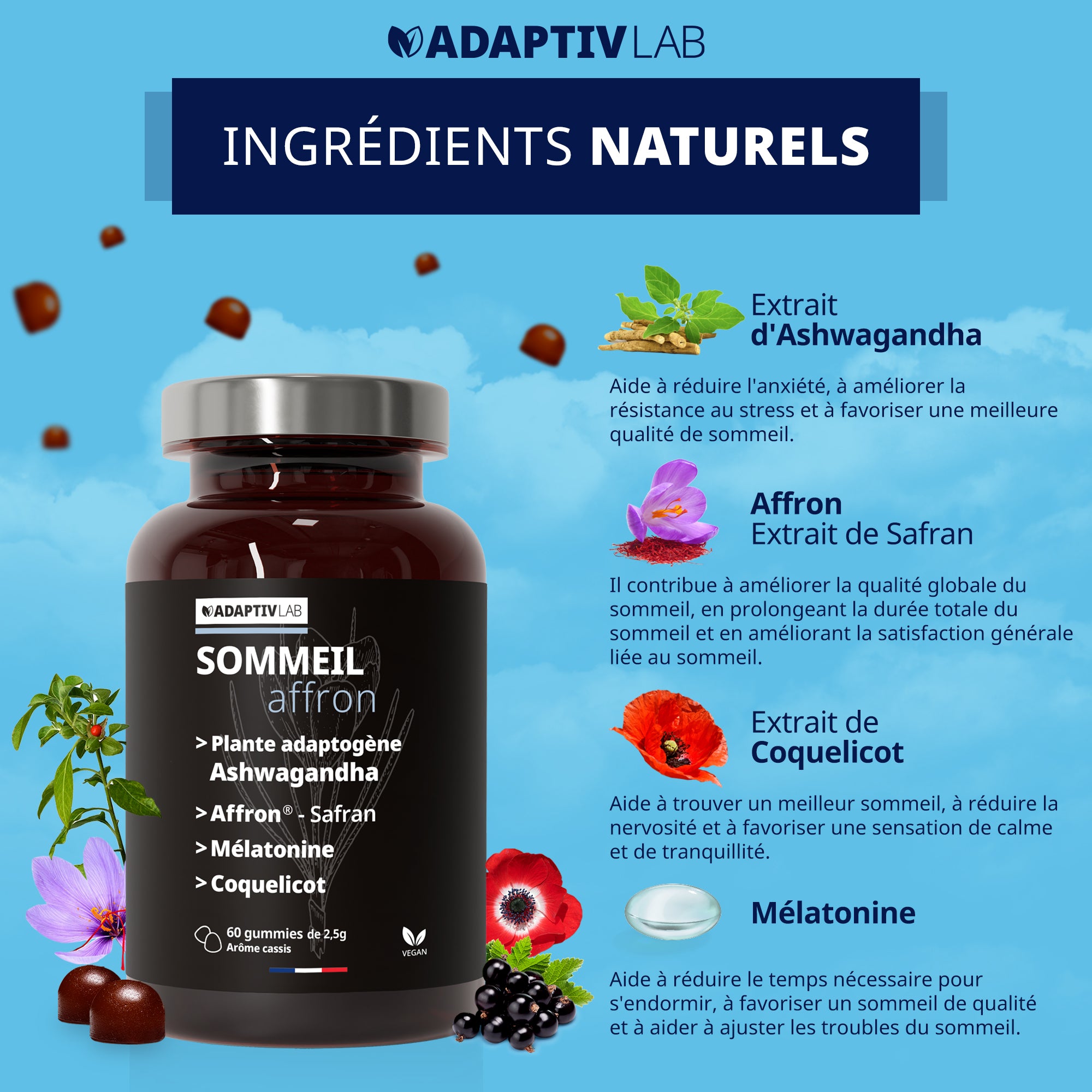 NO JET-LAG Duo: SOMMEIL Affron® + VITALITÉ Senactiv®