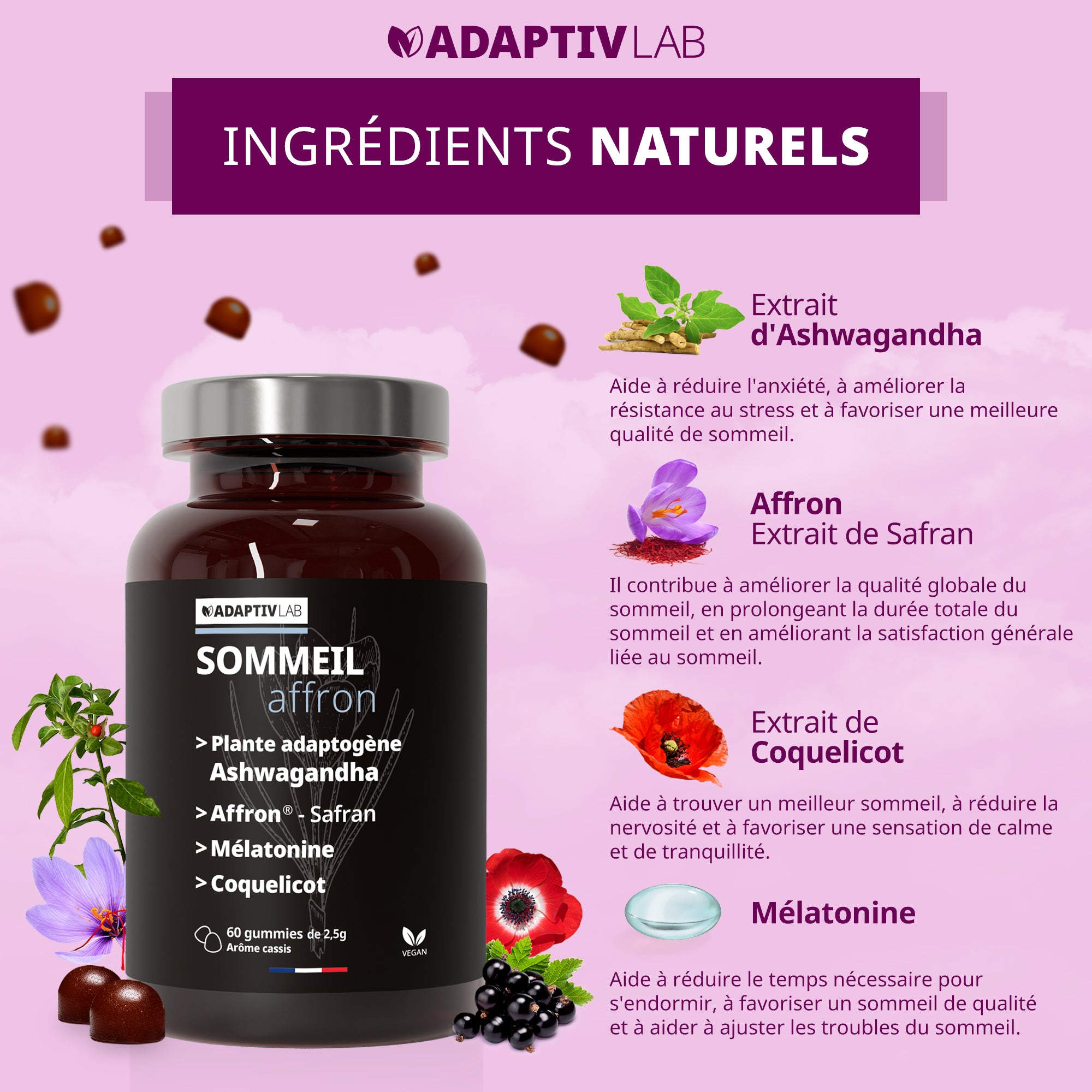 NO JET-LAG Duo: SOMMEIL Affron® + STRESS Extramel®